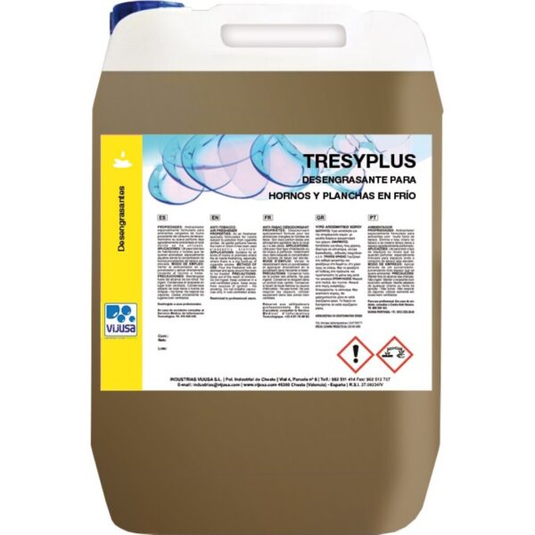 TRESYPLUS DESENGRASANTE FRIO HORNOS 5L 3U